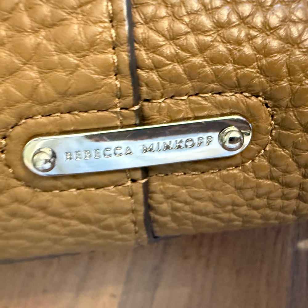 Rebecca Minkoff Studded Brown Pebbled Hobo Shoulder Bag. Excellent Condition. - Picture 4 of 7